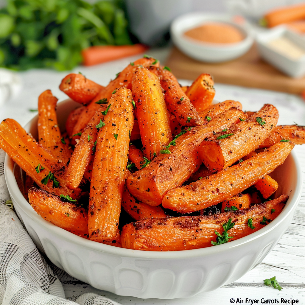 Air Fryer Carrots Recipe