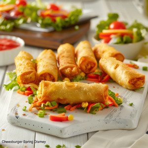 Cheeseburger Spring Rolls Disney