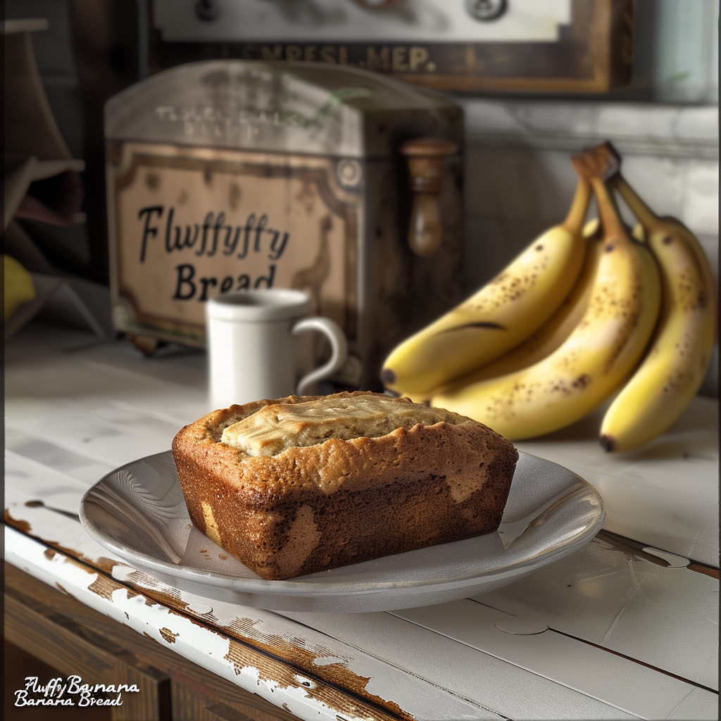 Fluffy Banana Bread Recipe