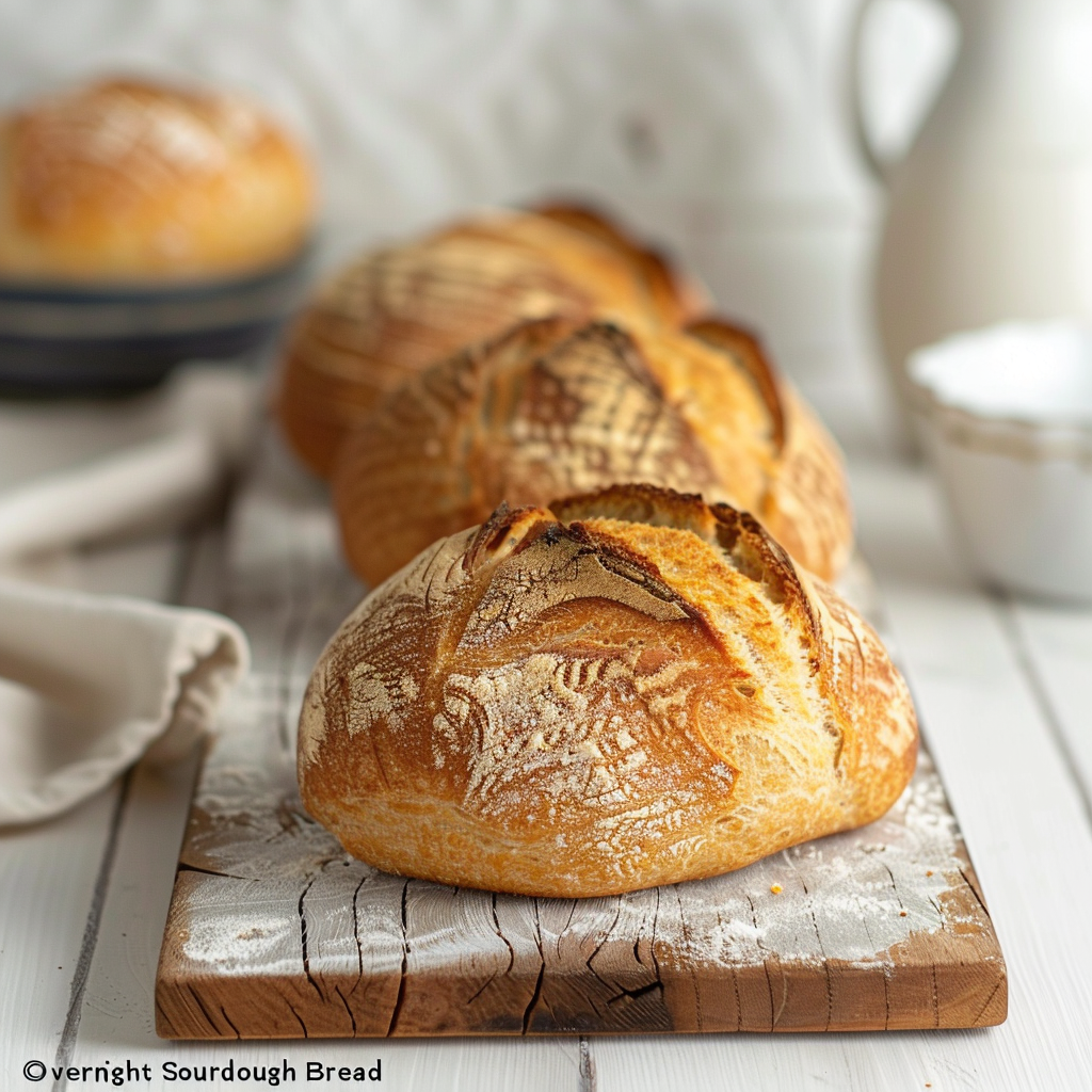 Overnight Sourdough Bread