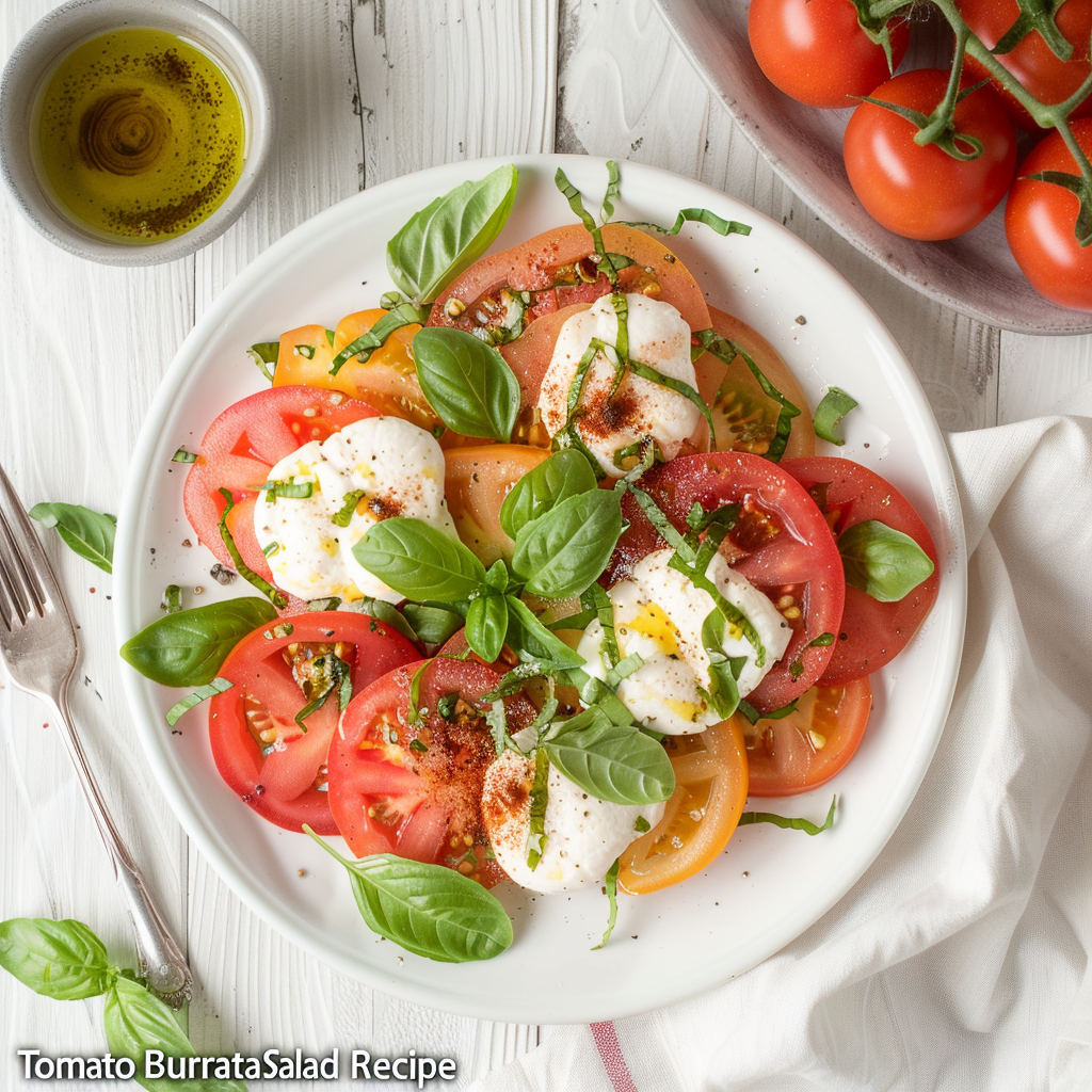 Tomato Burrata Salad Recipe