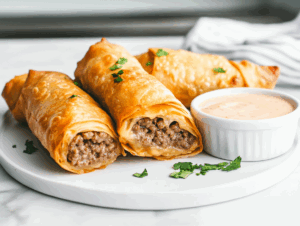 Cheeseburger Spring Rolls Disney: Theme Park Treats!