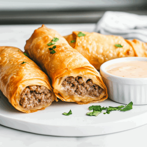 Cheeseburger Spring Rolls Disney: Theme Park Treats!