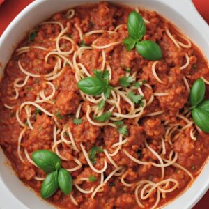 Turkey Bolognese Recipe