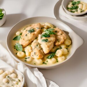 Creamy Chicken Piccata with Gnocchi Recipe