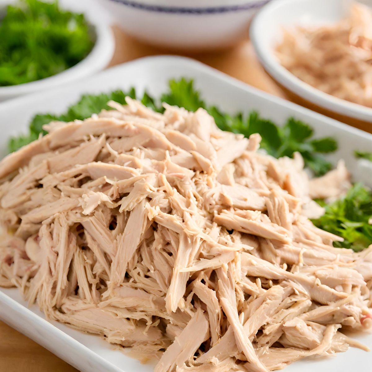 Easy Peasy Shredded Chicken Surprise!