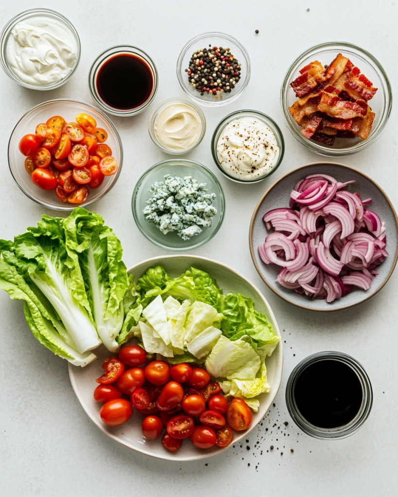 Outback Blue Wedge Salad ingredients