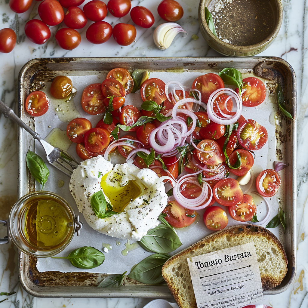 Tomato Burrata Salad Recipe