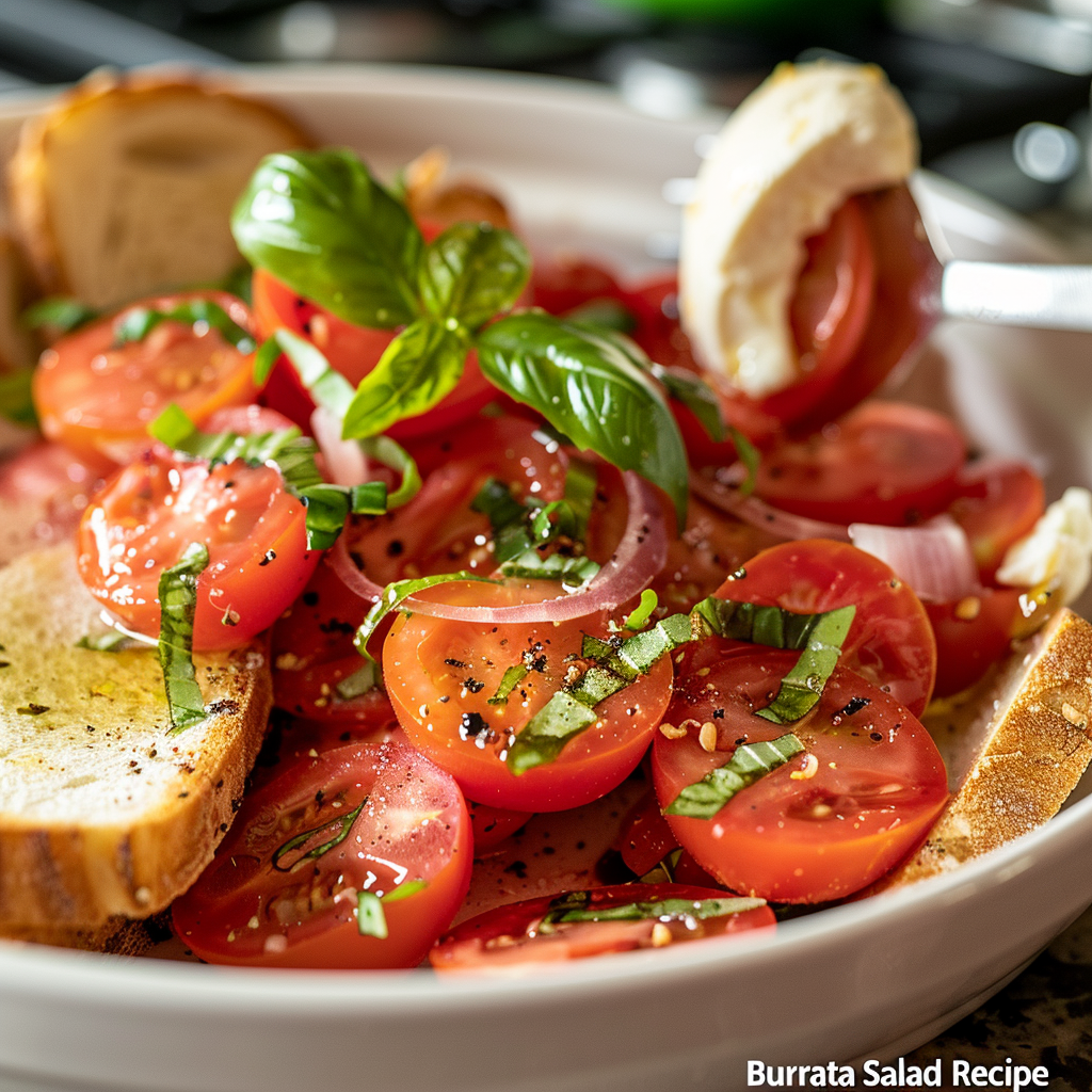 Tomato Burrata Salad Recipe