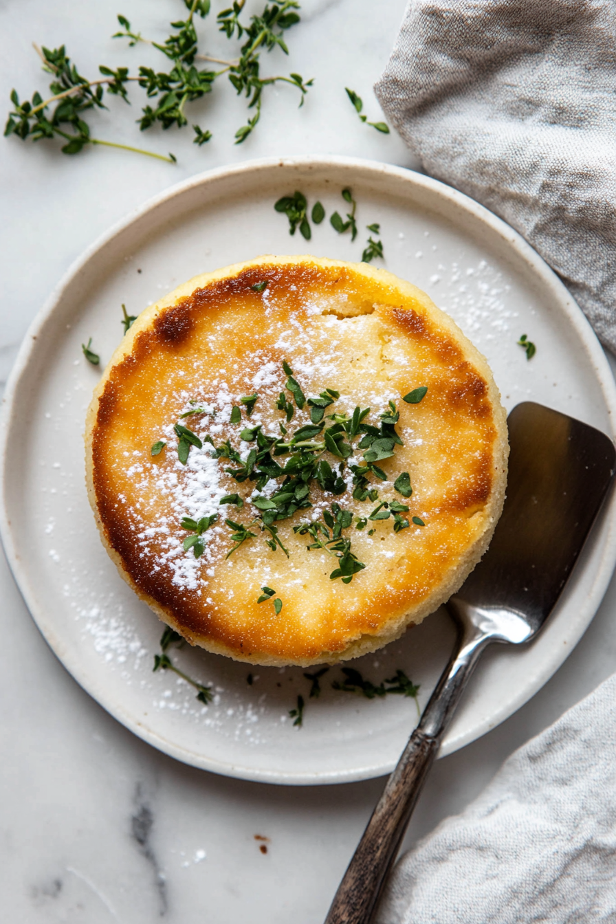 This image shows the cassava cake being sliced and served, showcasing its soft texture and caramelized custard topping.