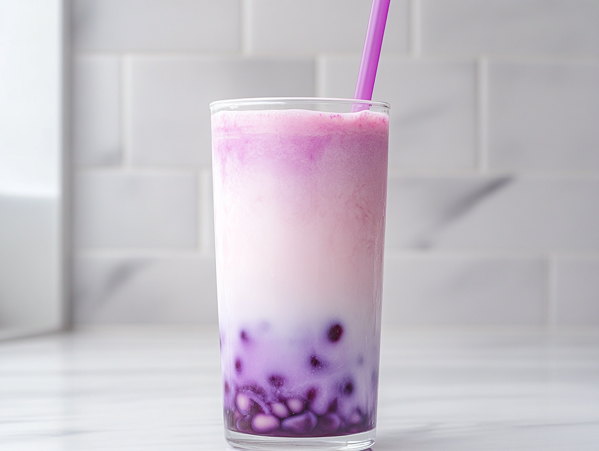 Taro Milk Tea Boba Recipe