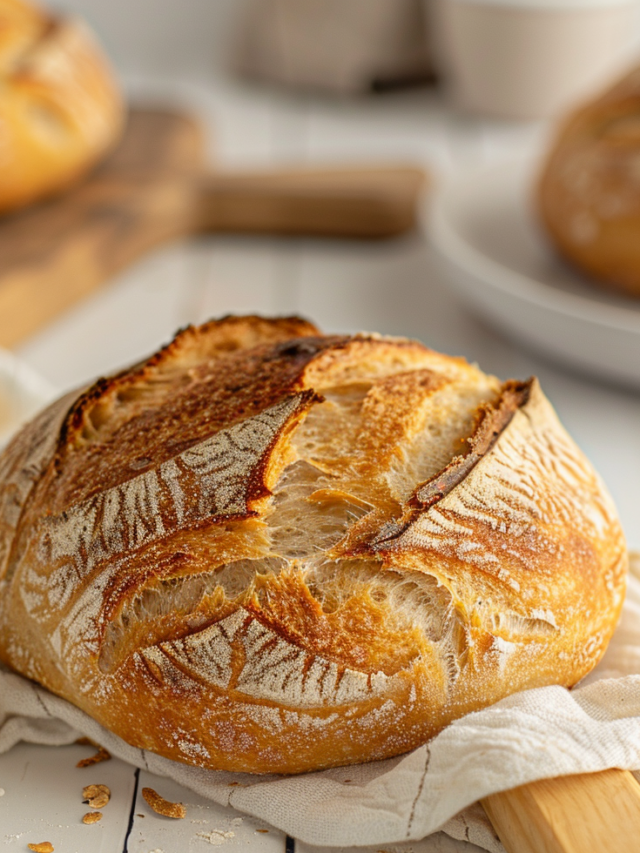 Overnight Sourdough Bread