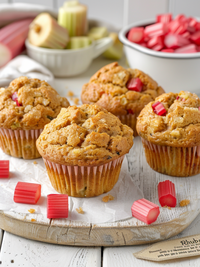 Rhubarb Muffins