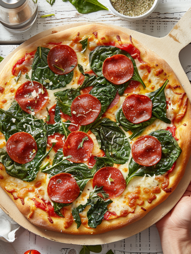 Spinach Pizza Recipe