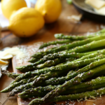 Roasted Asparagus with Lemon, Butter, and Parmesan