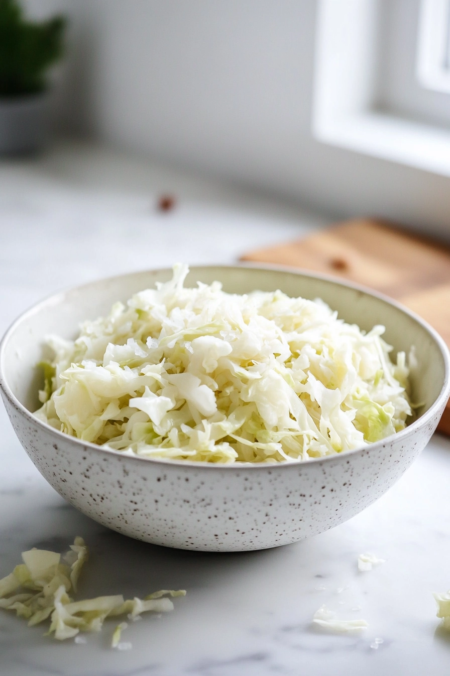 Add finely grated cabbage