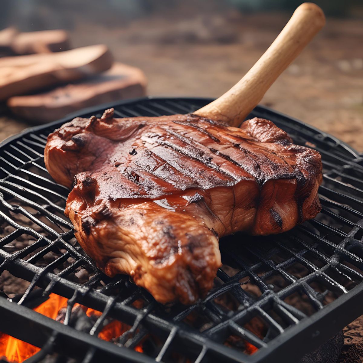 Tomahawk Steak on the Grill Recipe: Grilled Perfection!