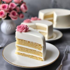 White Mirror Glaze Cake Recipe