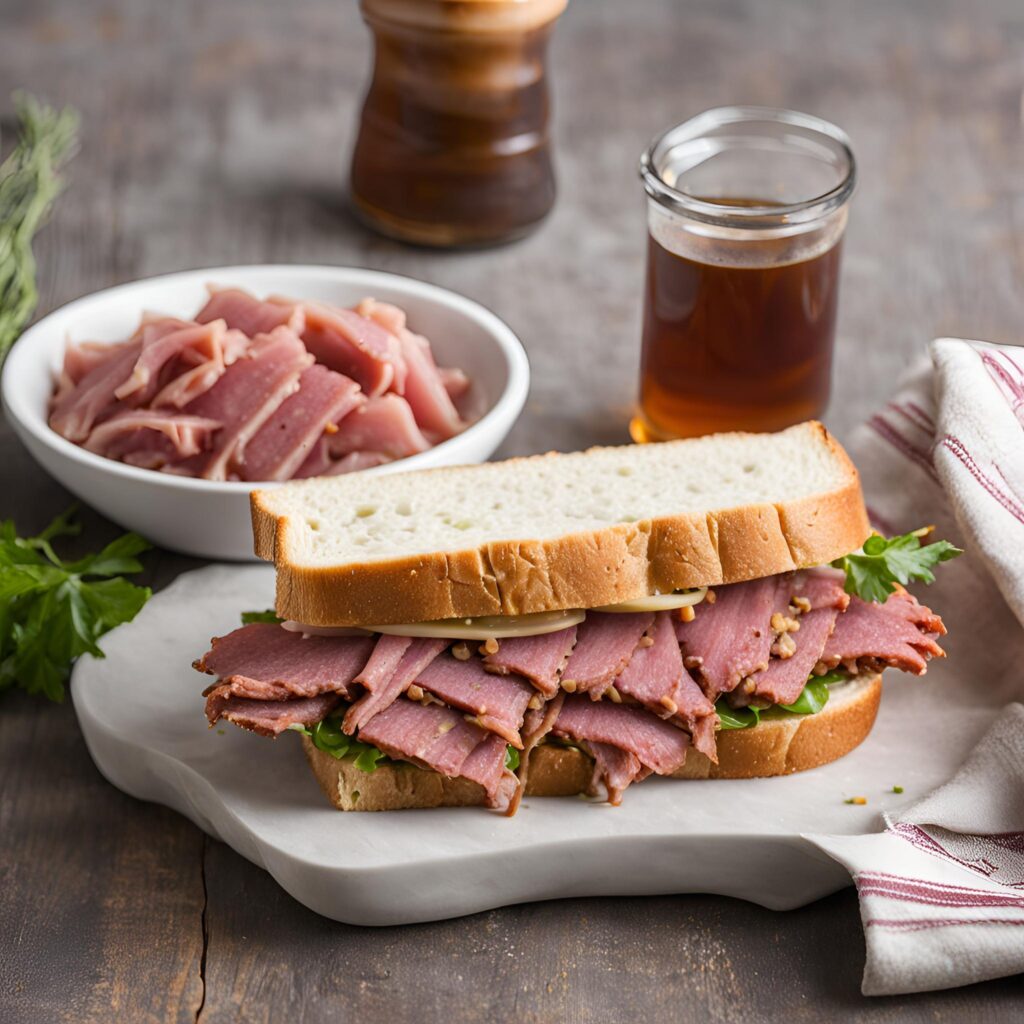 Corned Beef Sandwich Recipe: Easy and Delicious! - The Fresh Man cook