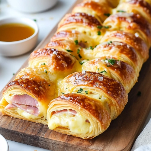 Ham and Cheese Crescent Roll-Up Recipe