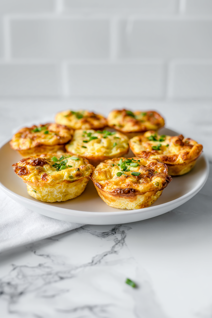 Crustless Mini Quiche Recipe