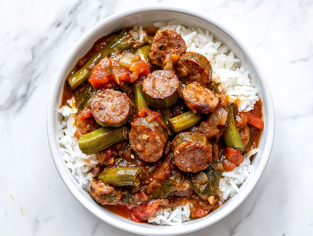 Okra And Sausage: Quick And Delightful Meal!