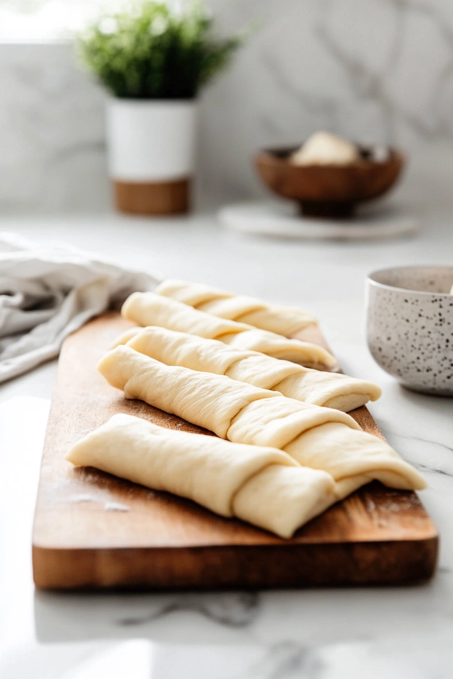 Roll up each crescent