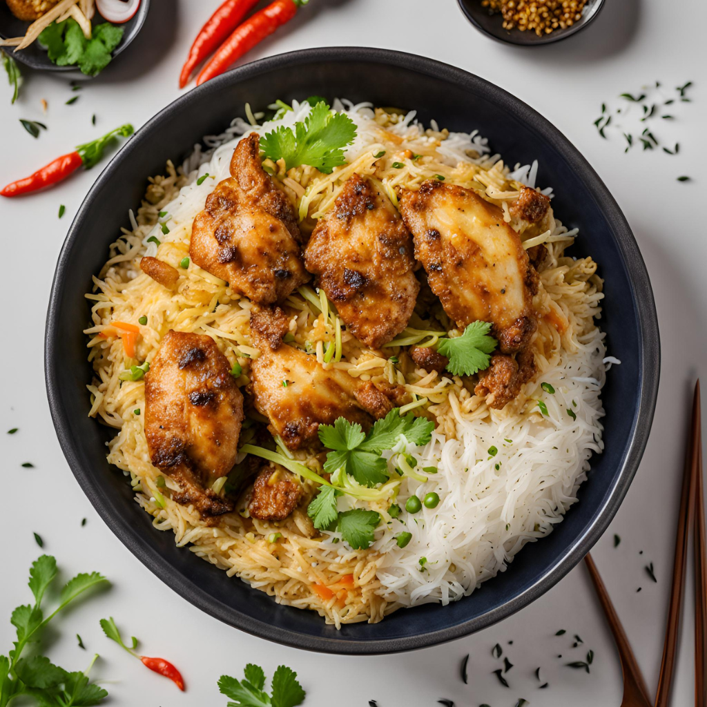 Chicken Teriyaki Pineapple Bowl