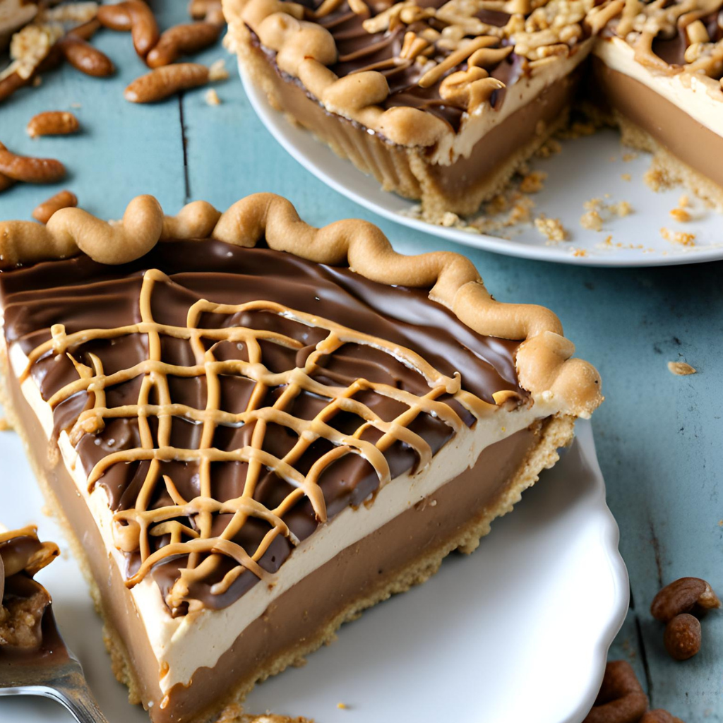 peanut butter pretzel pie