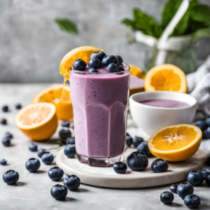 blueberry kefir smoothie