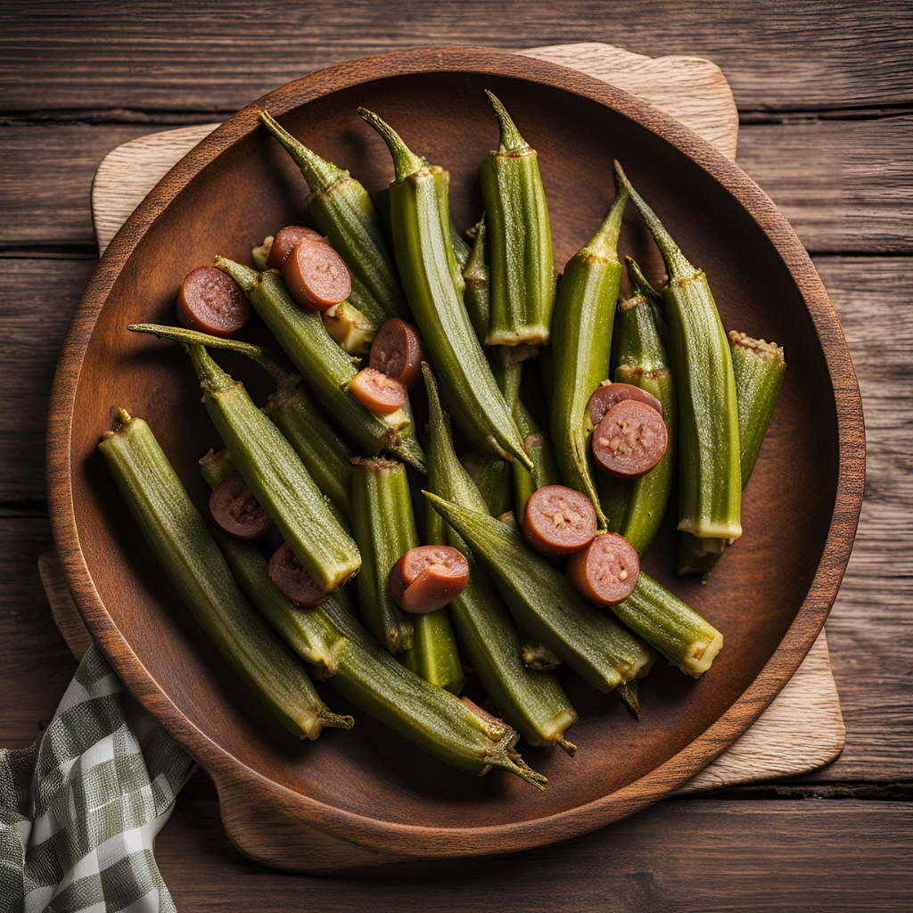 okra and sausage