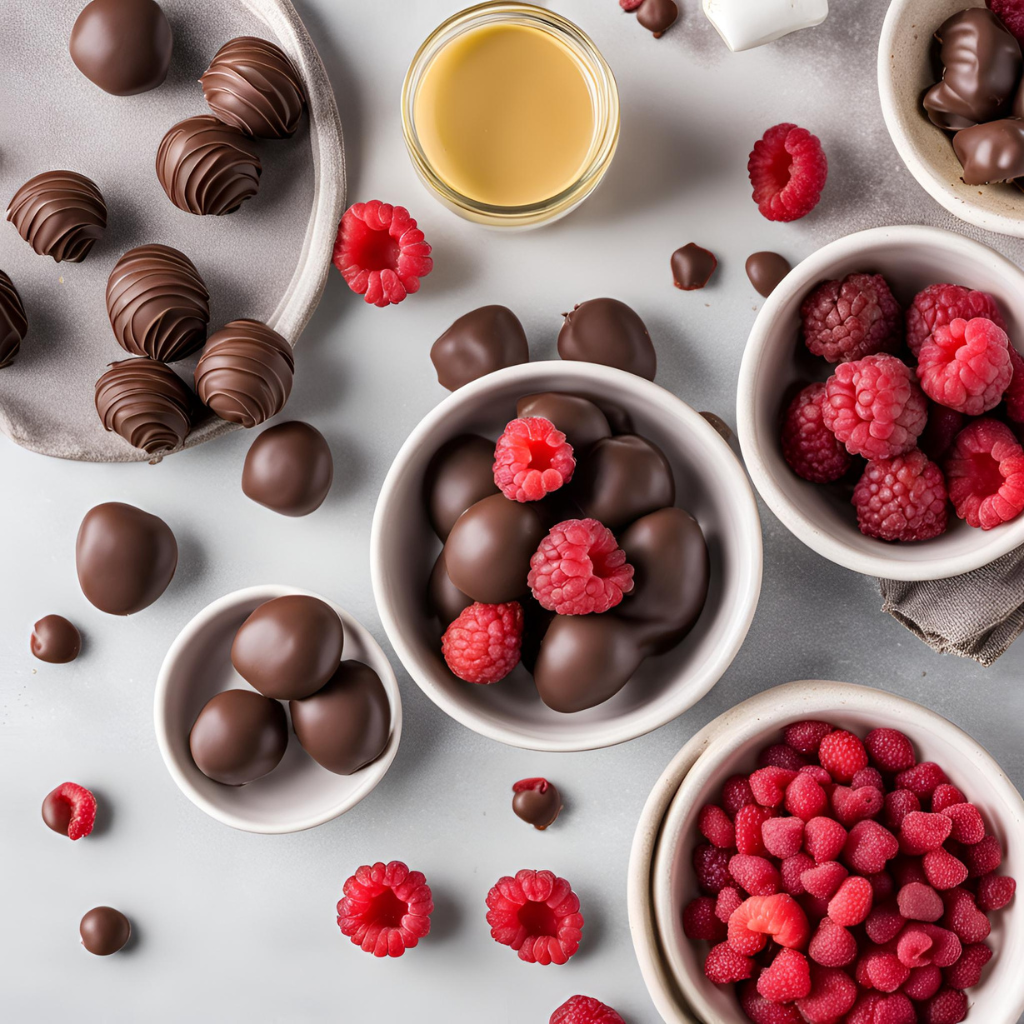 chocolate covered raspberries