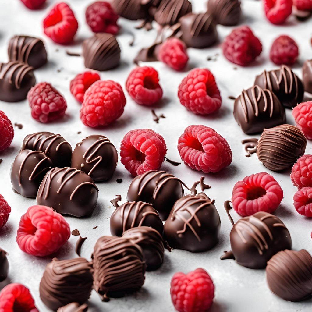 chocolate covered raspberries