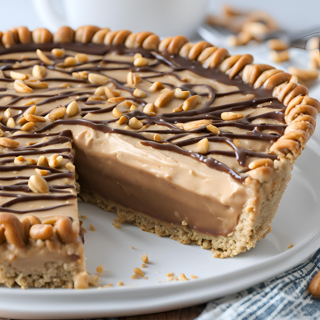 Peanut Butter Pretzel Pie