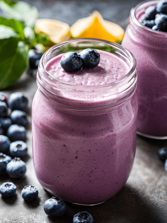 blueberry kefir smoothie