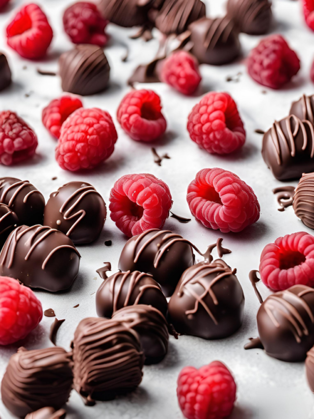 chocolate covered raspberries