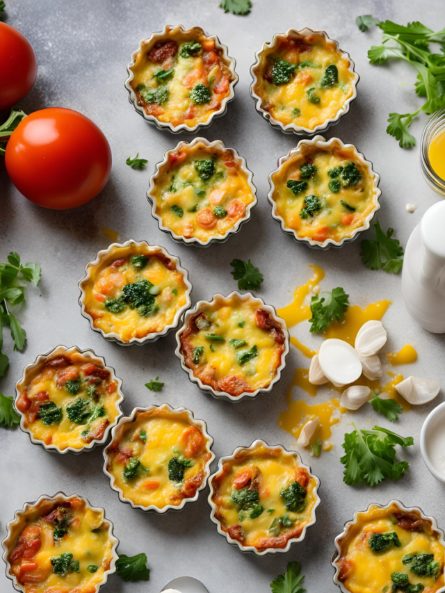 crustless mini quiche recipe