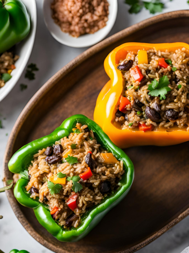 dirty rice stuffed peppers