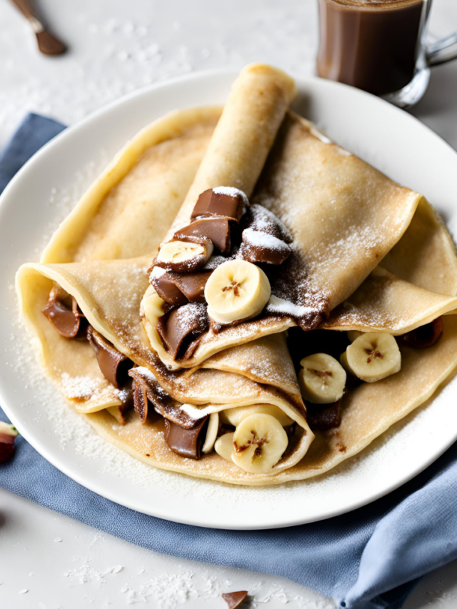 nutella banana crepes