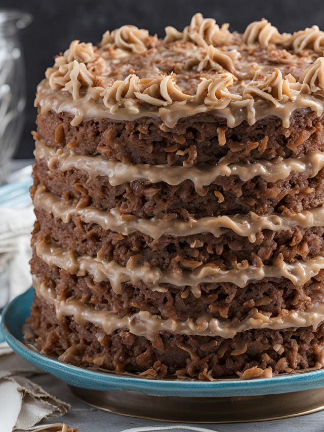 old fashioned german chocolate cake icing