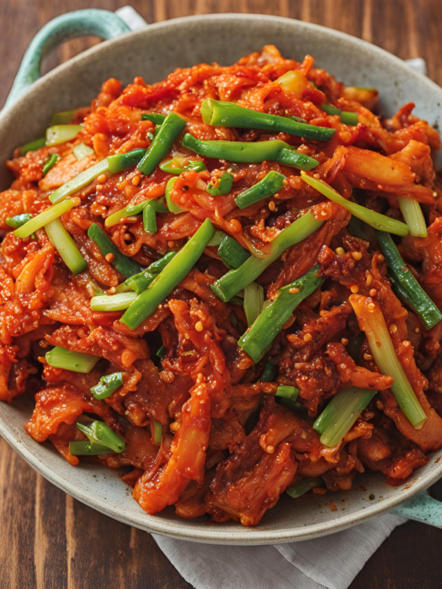 stir fried kimchi