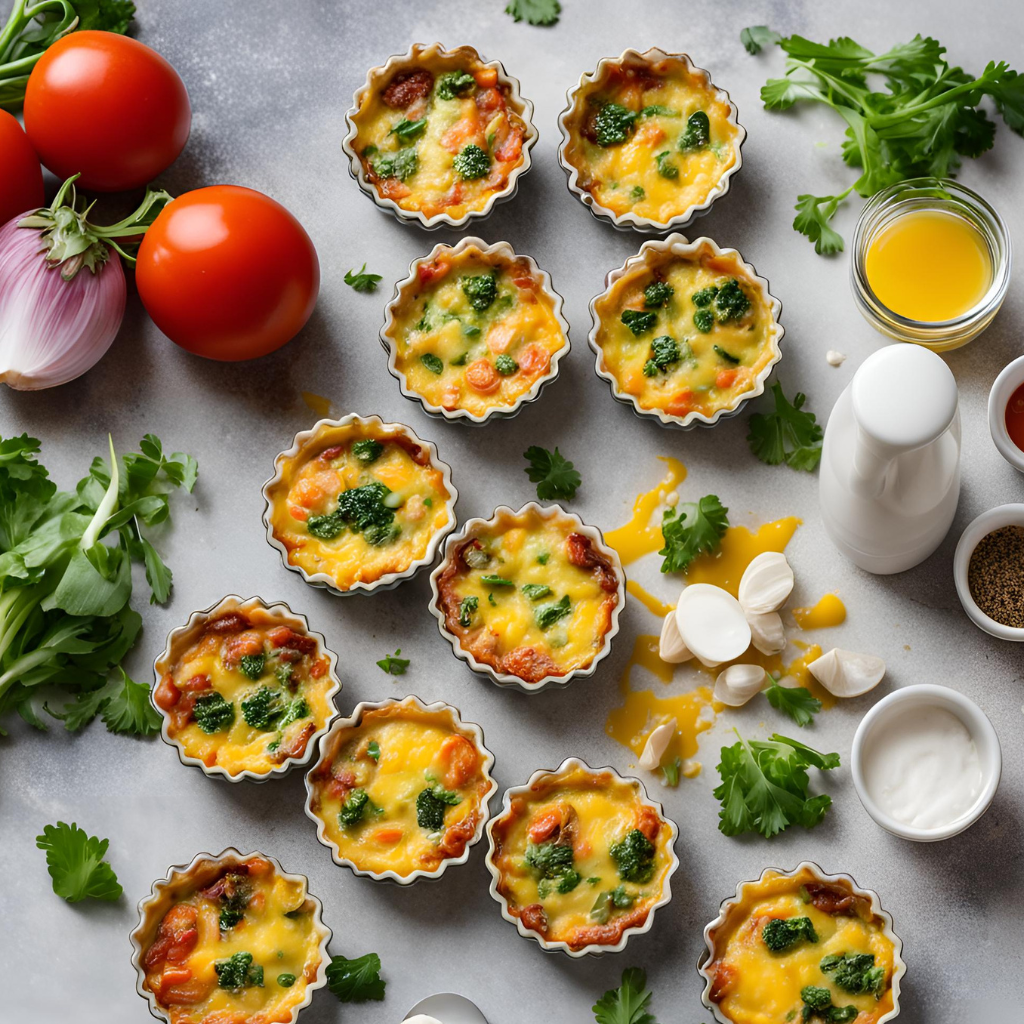 crustless mini quiche recipe