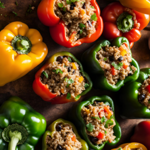 dirty rice stuffed peppers