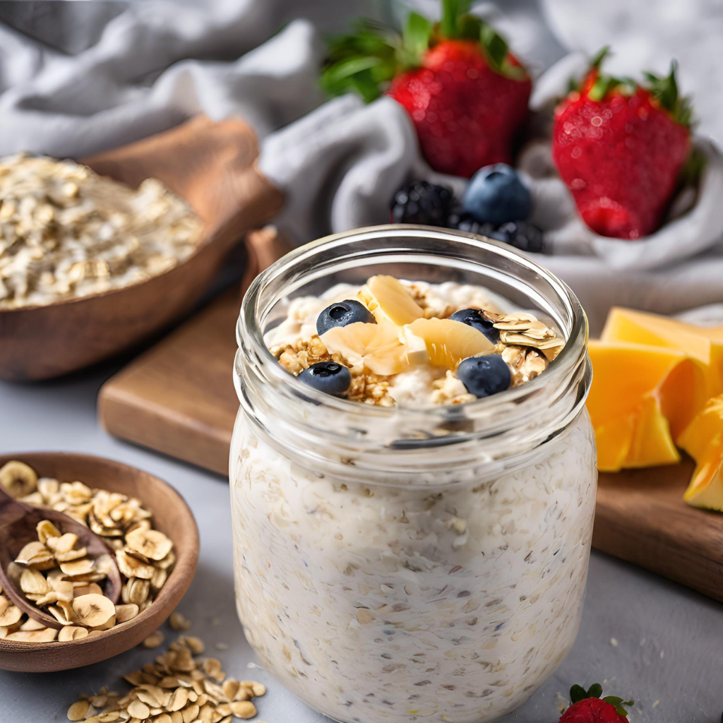 kefir overnight oats