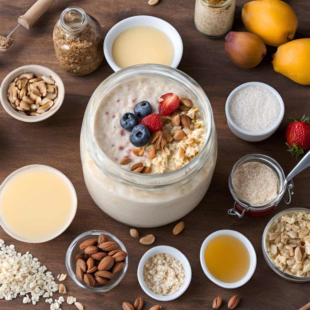 kefir overnight oats