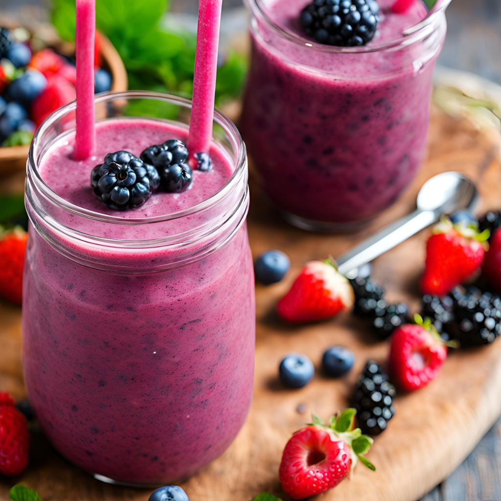 Mixed Berry Smoothie Recipe: Refreshing Summer Treat! - The Fresh Man cook