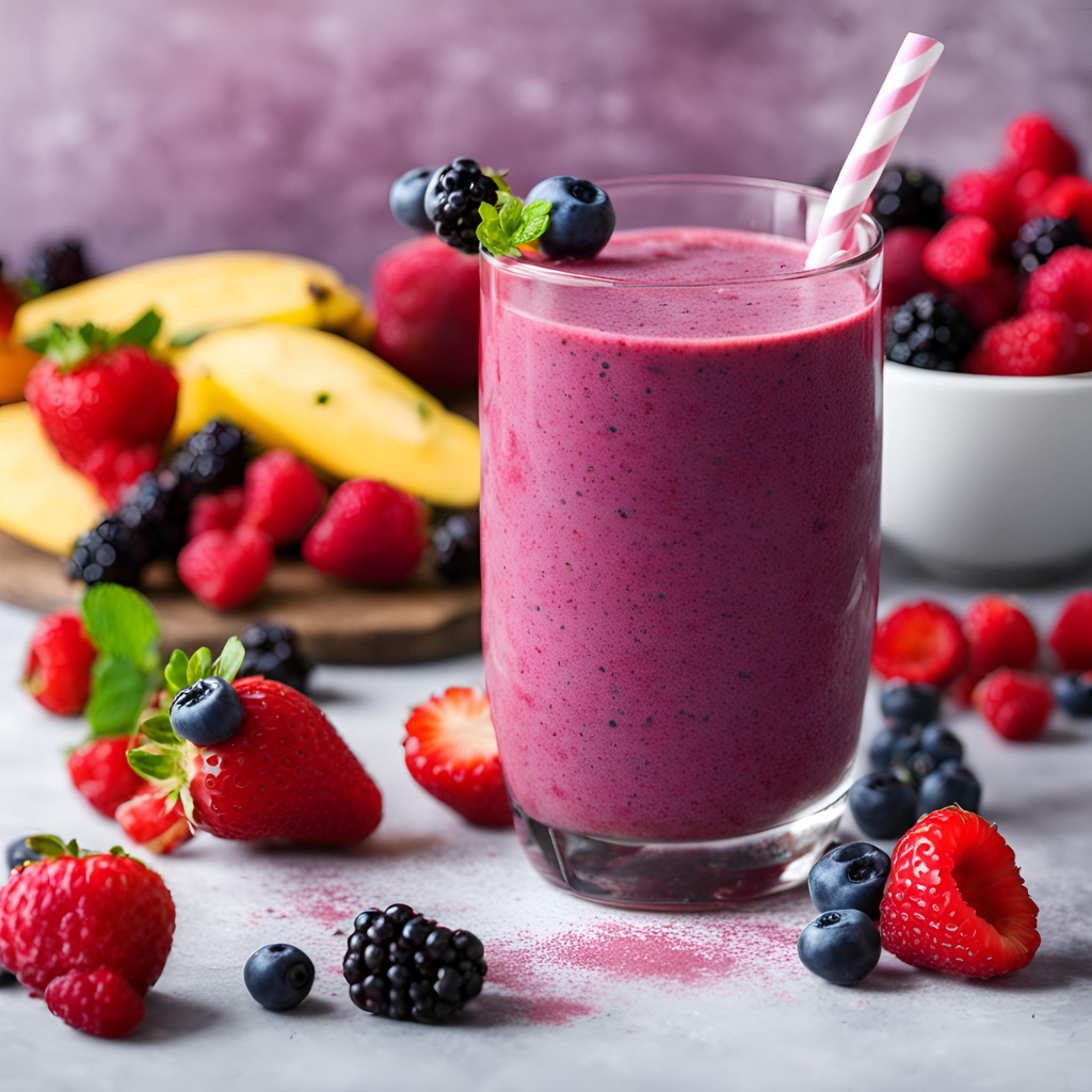 mixed berry smoothie recipe 