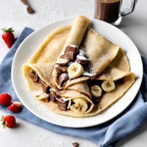 nutella banana crepes