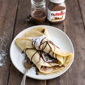 nutella banana crepes