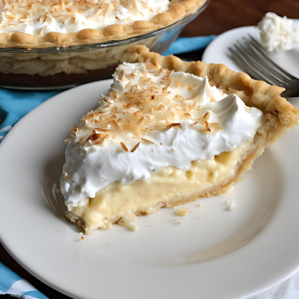 old fashioned coconut cream pie 